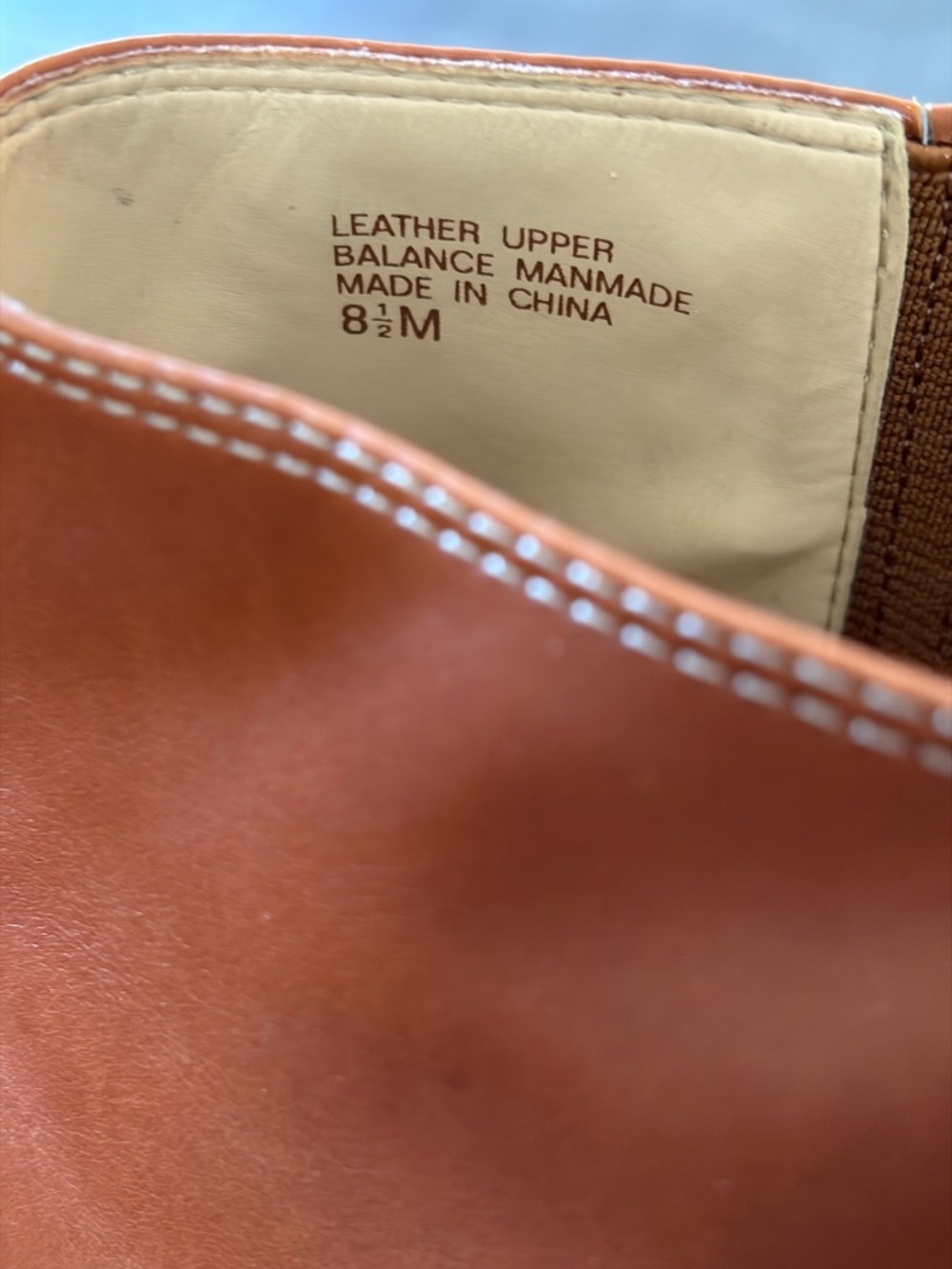 Anne Klein Leather Mule Heels Brown Square Toe Slip On Size 8.5 - Picture 6 of 8